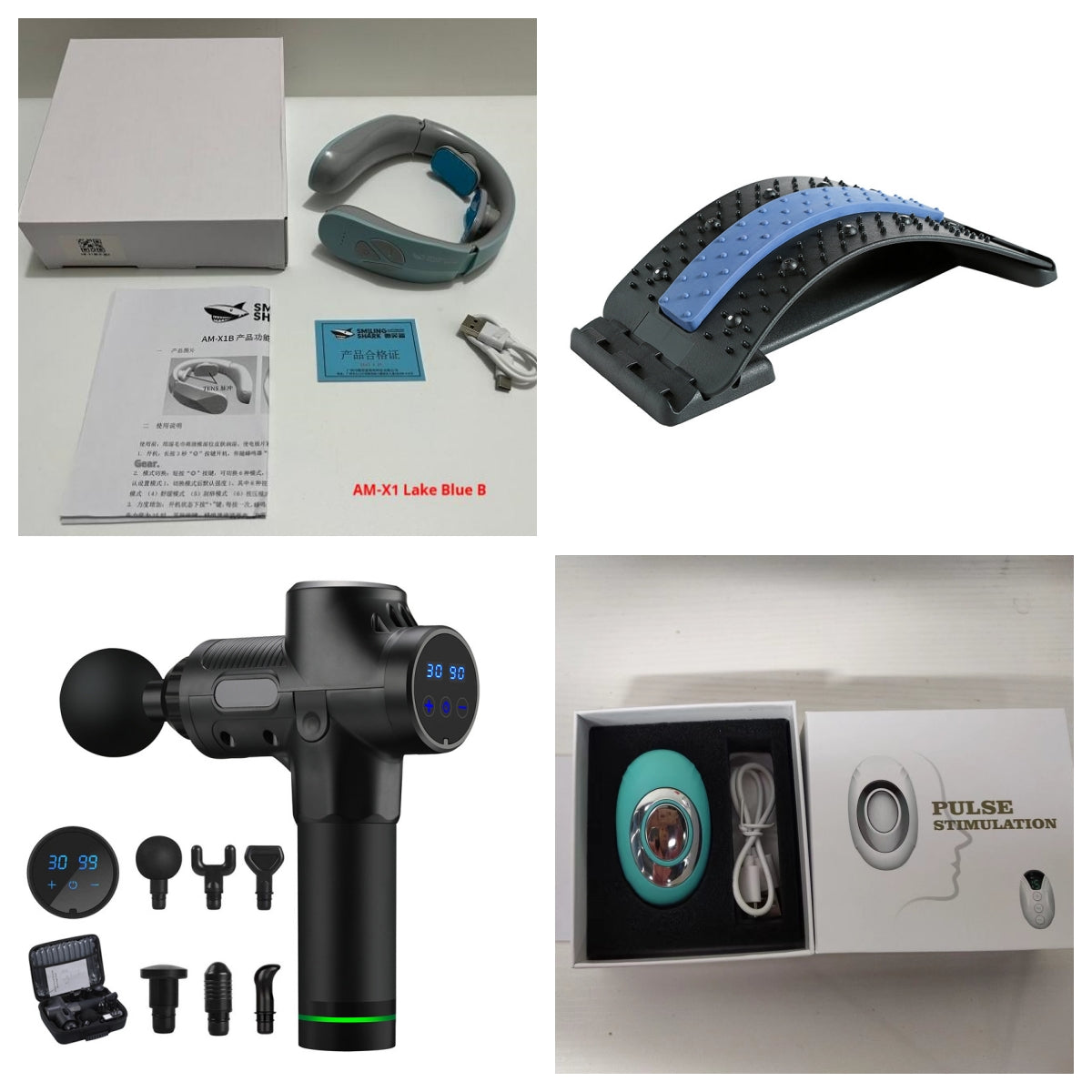 Masseur cervical chauffant EMS, autre vue du produit