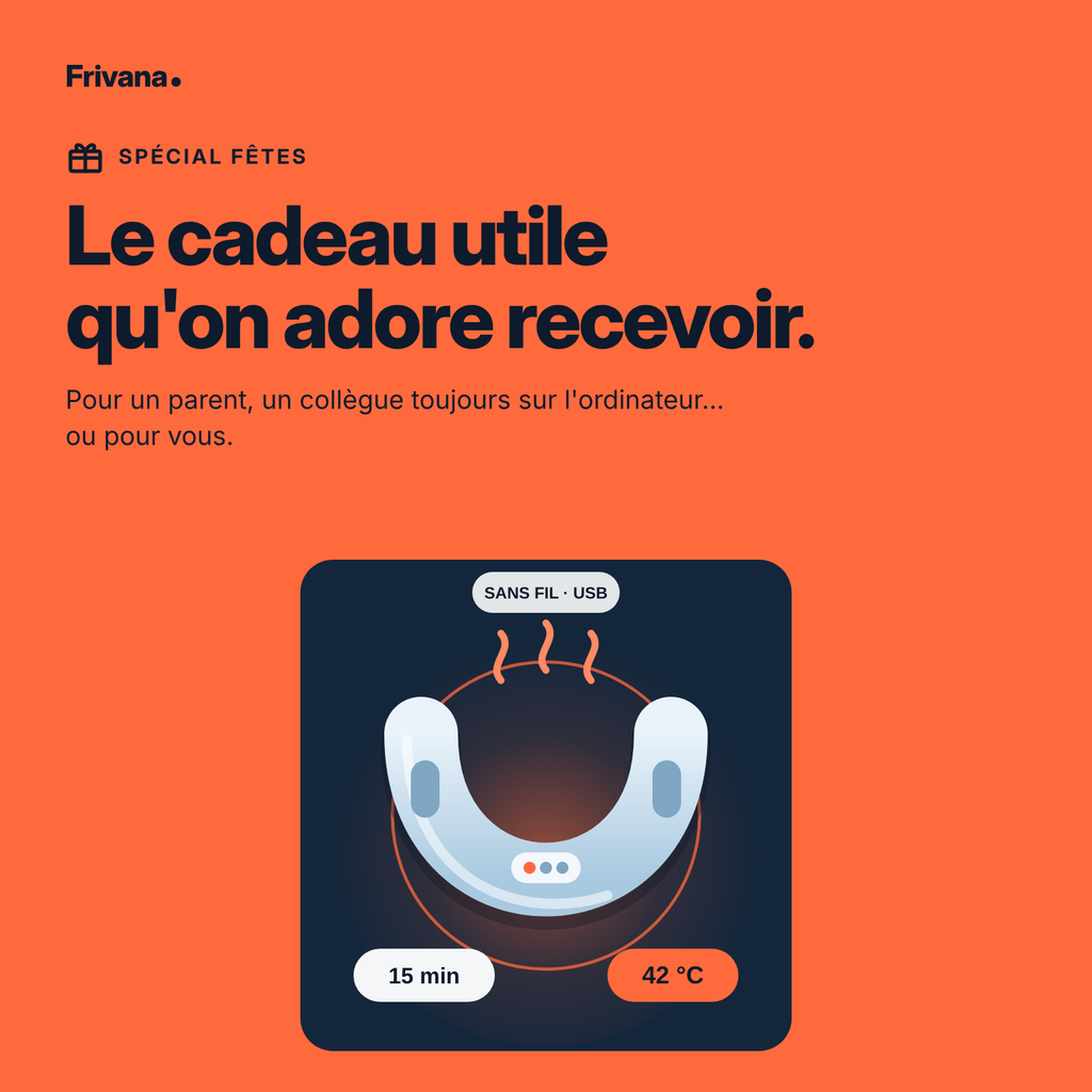 Masseur cervical chauffant, idée cadeau pour les fêtes